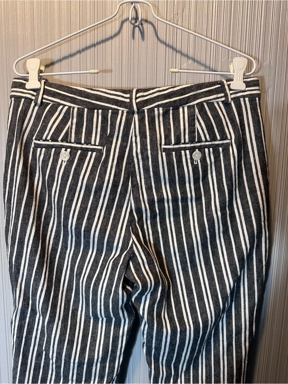 Banana Republic Avery cropped linen blend pants women’s 8 petite
